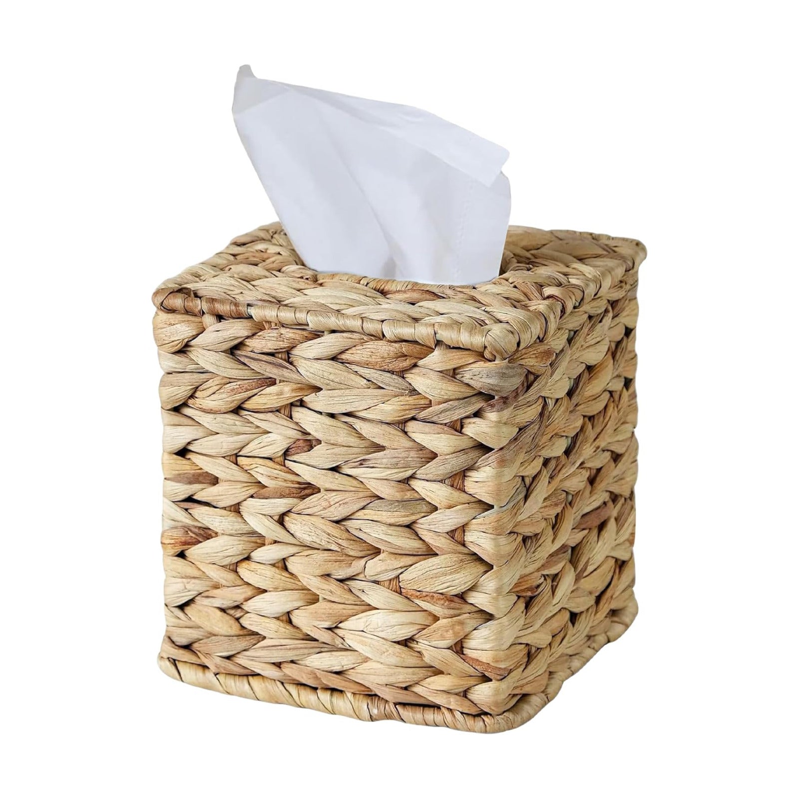Handmade Wicker Napkin Box Holder / Natural