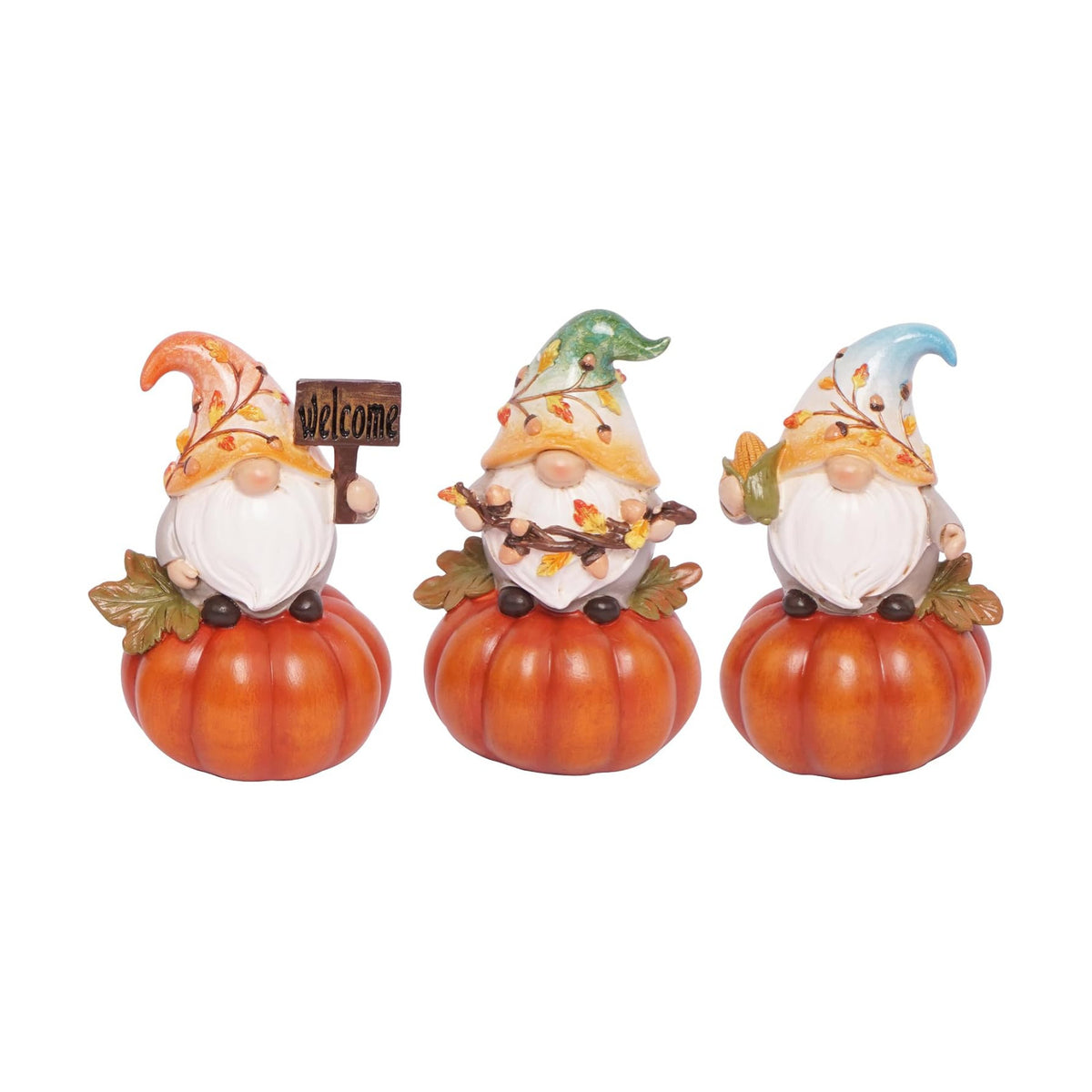 Fall Decorations for Home Fall Gnome Table Decor on Pumpkin Figurines