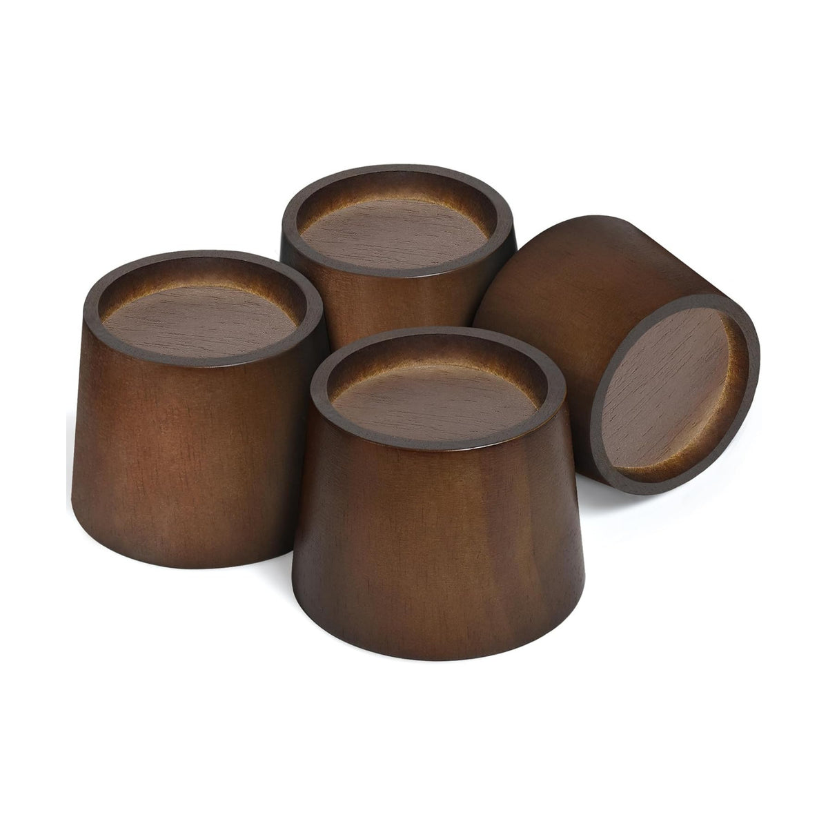 Wood Bed Risers (2 inch Round 4pcs)