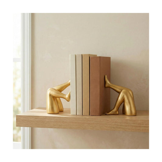 Resin Book / Decorative Book Ends / Gold