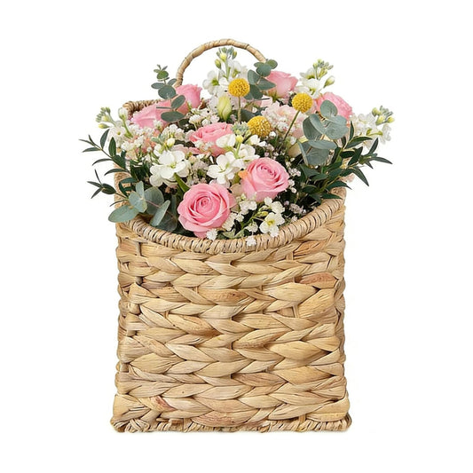 Woven Wall Hanging Basket / Woven Color
