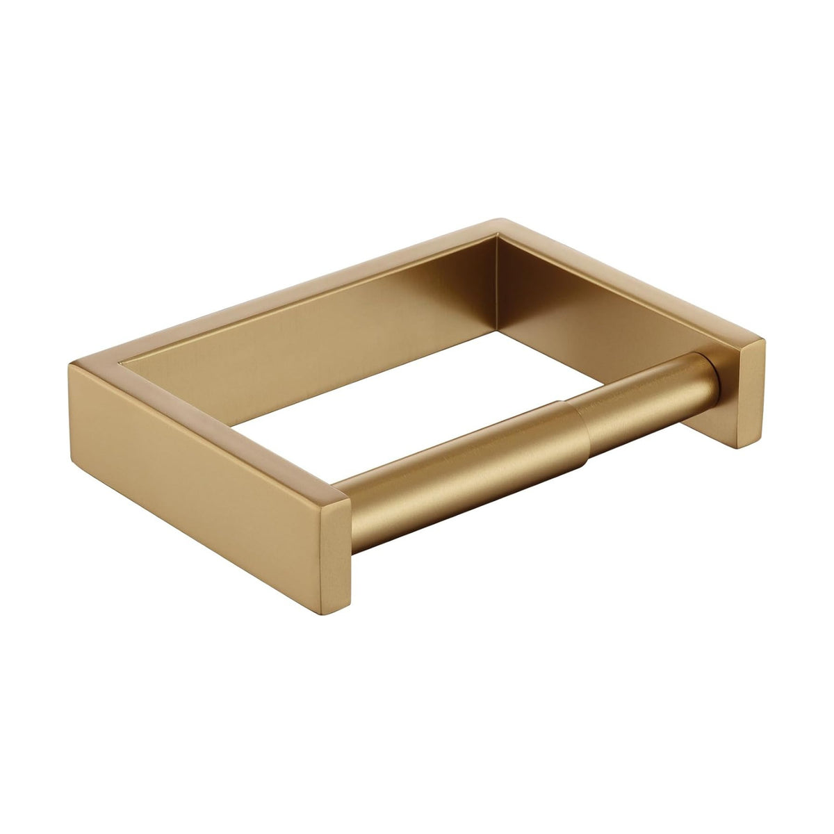 KOKOSIRI Toilet Paper Holder Spring Loaded Bathroom Toilet Roll Holder Wall Mount Champagne Bronze Stainless Steel