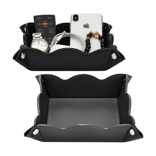 Valet Tray for Men Women / Black / Set of 2