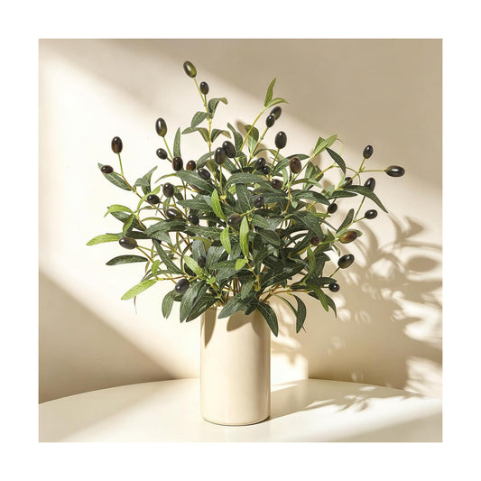 15.7" Artificial Olive Branches / Green Olive Branch / Set of 6
