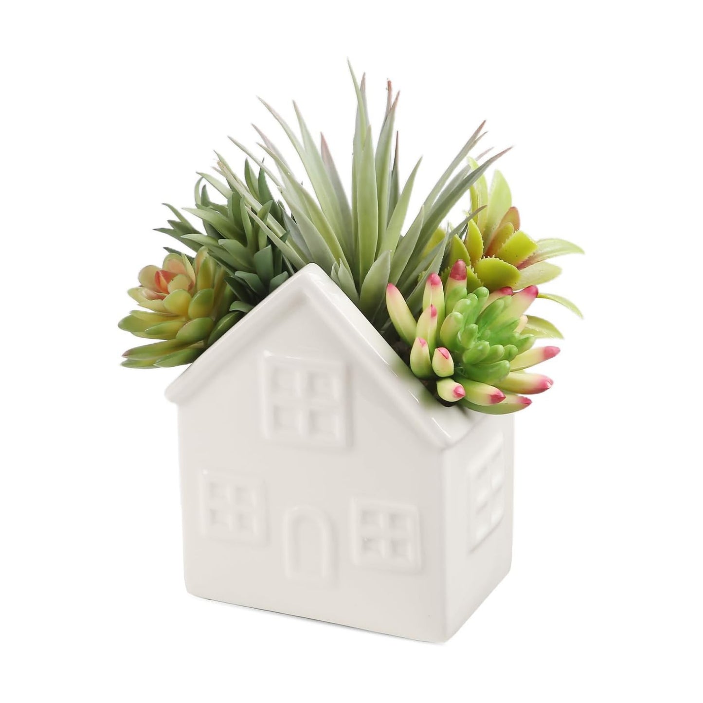 Succulents Plants Artificial in Ceramic Pot