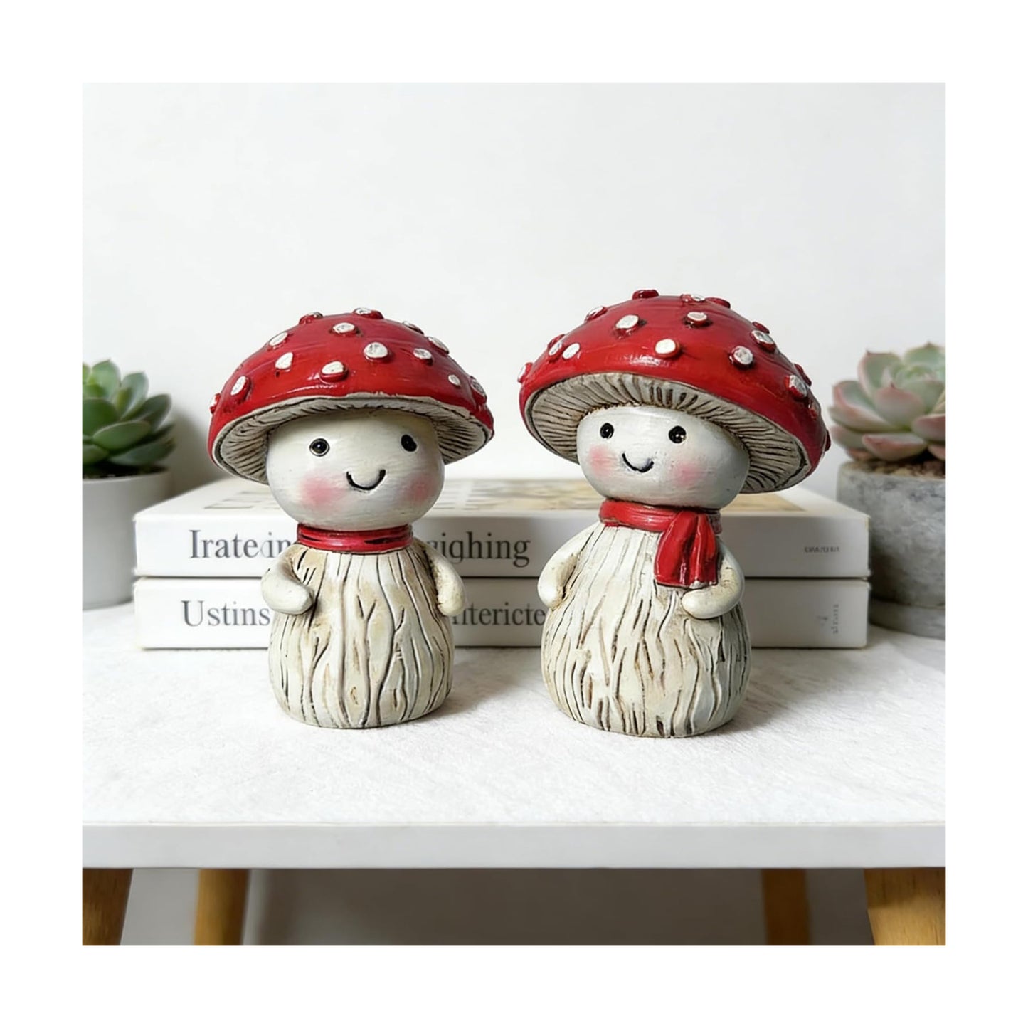 Outdoor Garden Decor Statue / Set of 2