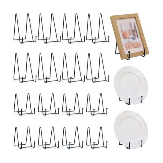 Metal Picture Frame Holders & Easel Stands for Books / Set of 16