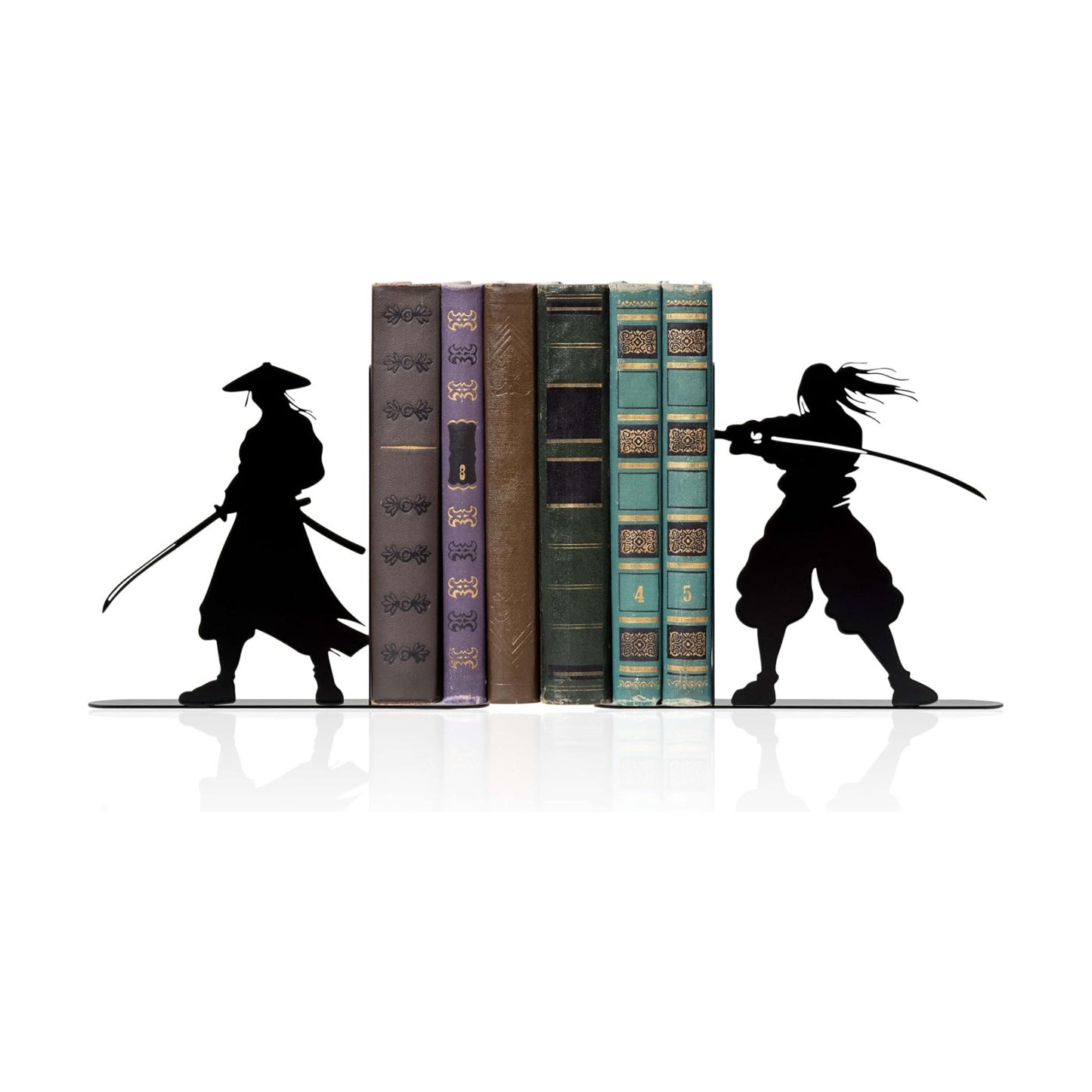 Anime Inspired Metal Bookends Set