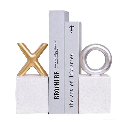 Modern Decorative Bookends / Xo