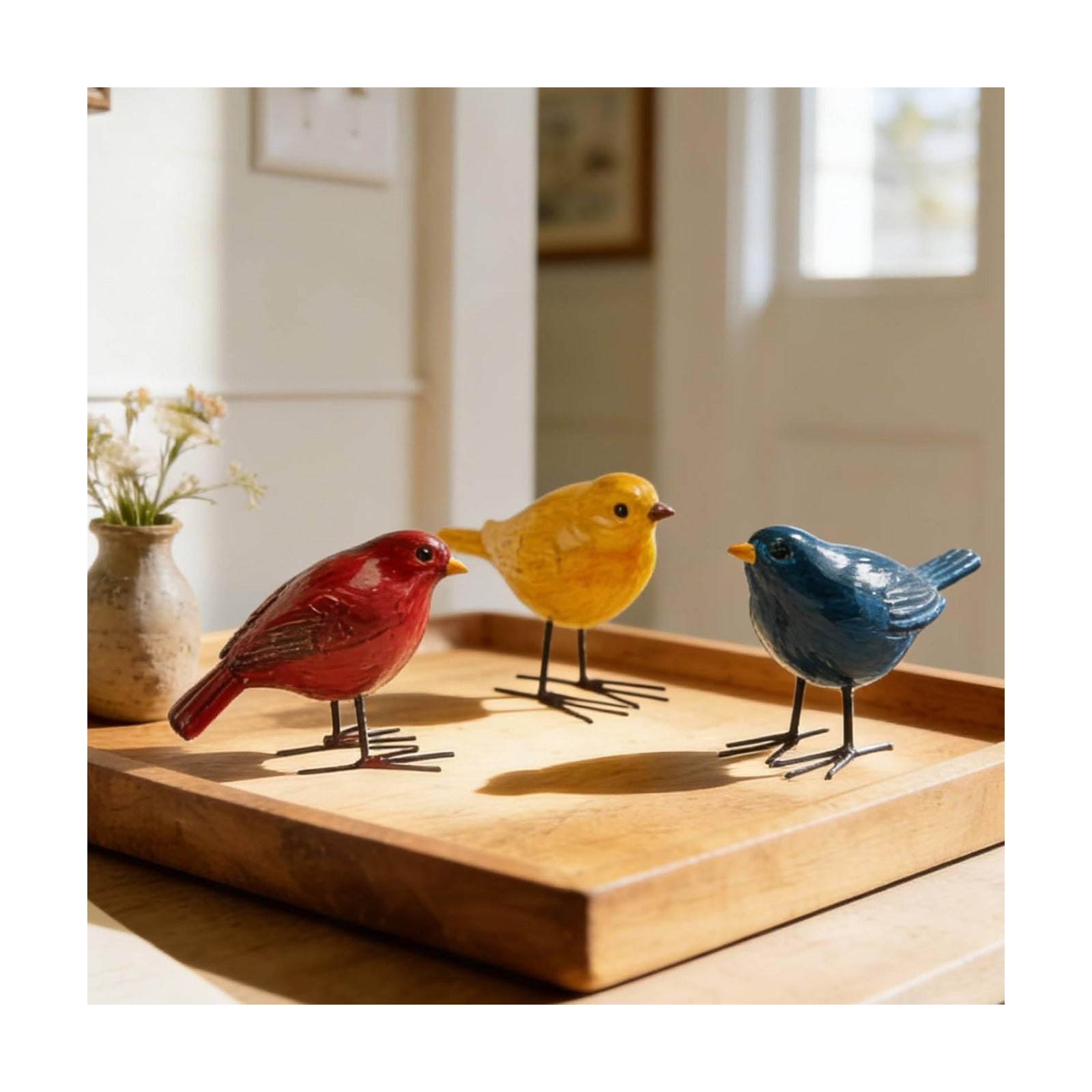 Bird Figurines Home Decor / Set of 3