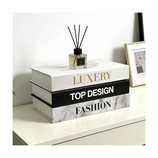 Decorative Books / Fashion-black&white / Set of 3