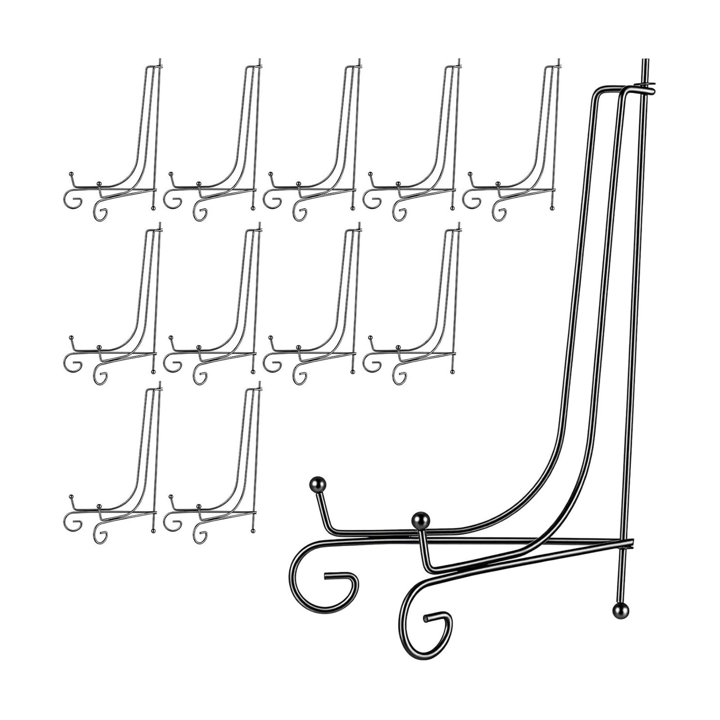Iron Plate Holders / Black / Set of 12