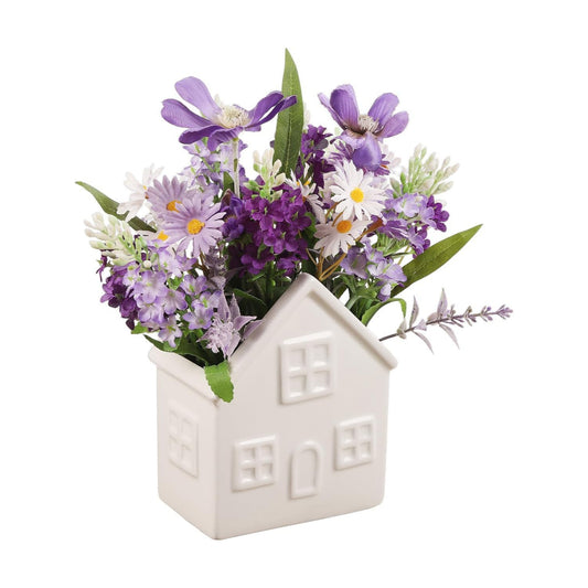 Faux Potted Plants / Purple