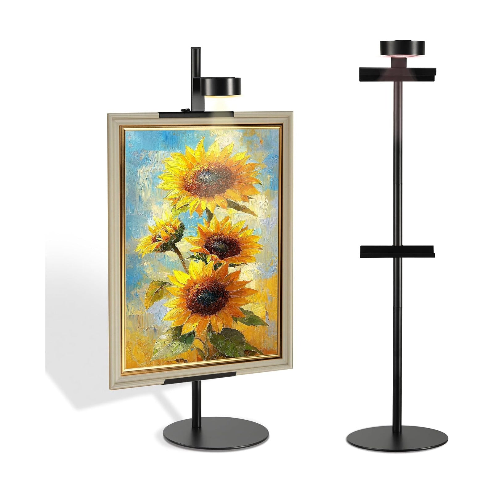 Holds Picture Frames up / Black / 30 Inch / Set of 2