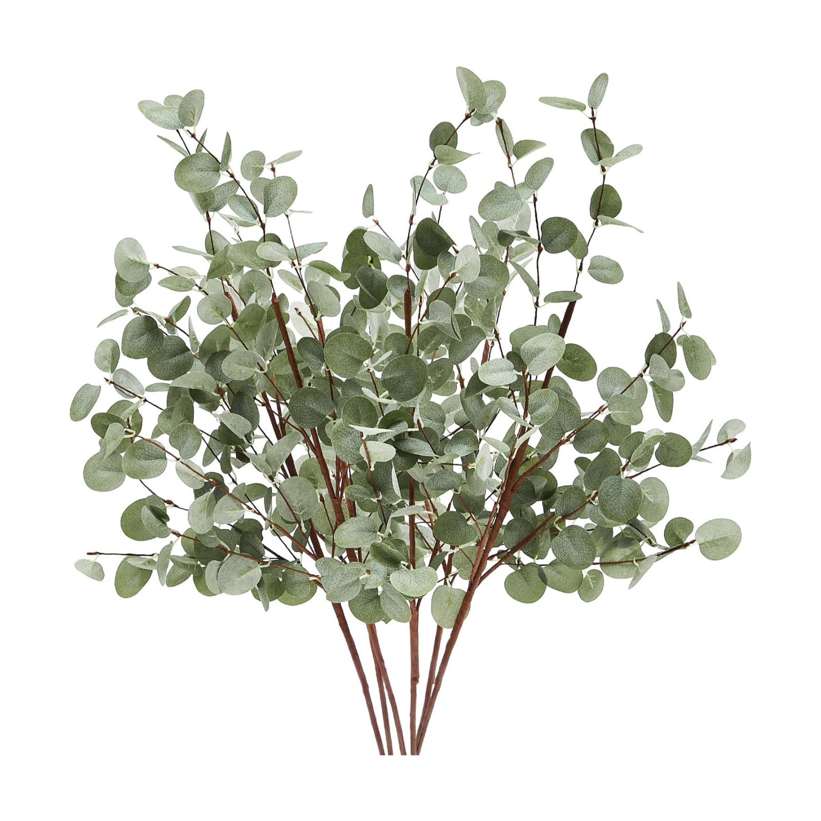 Fake Eucalyptus Plants for Large Vases / Eucalyptus Stems / Set of 6
