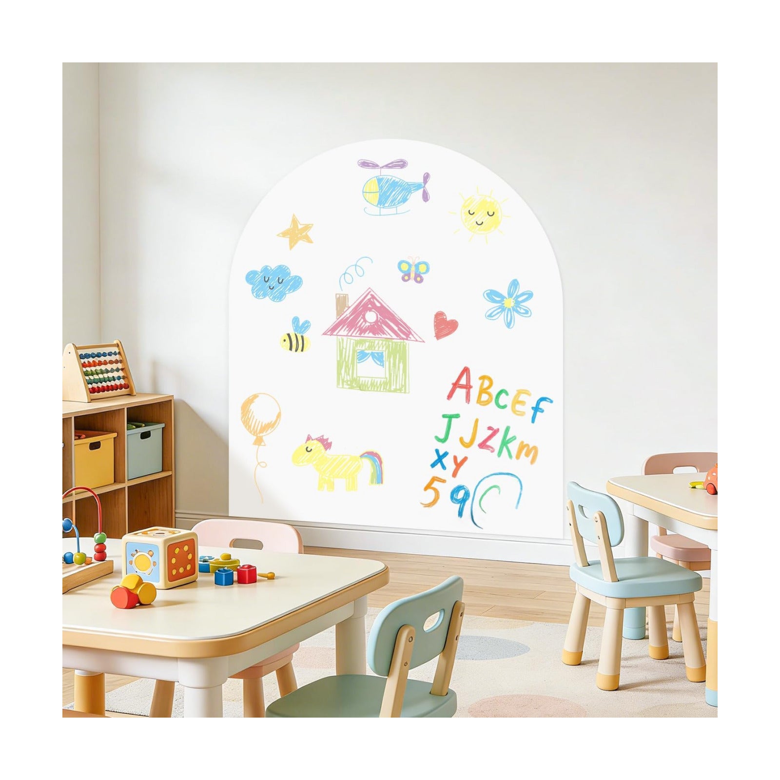 Magnet Accessories / Magnetic WhiteBoard / 40"W x 32"H / White / 40 x 32