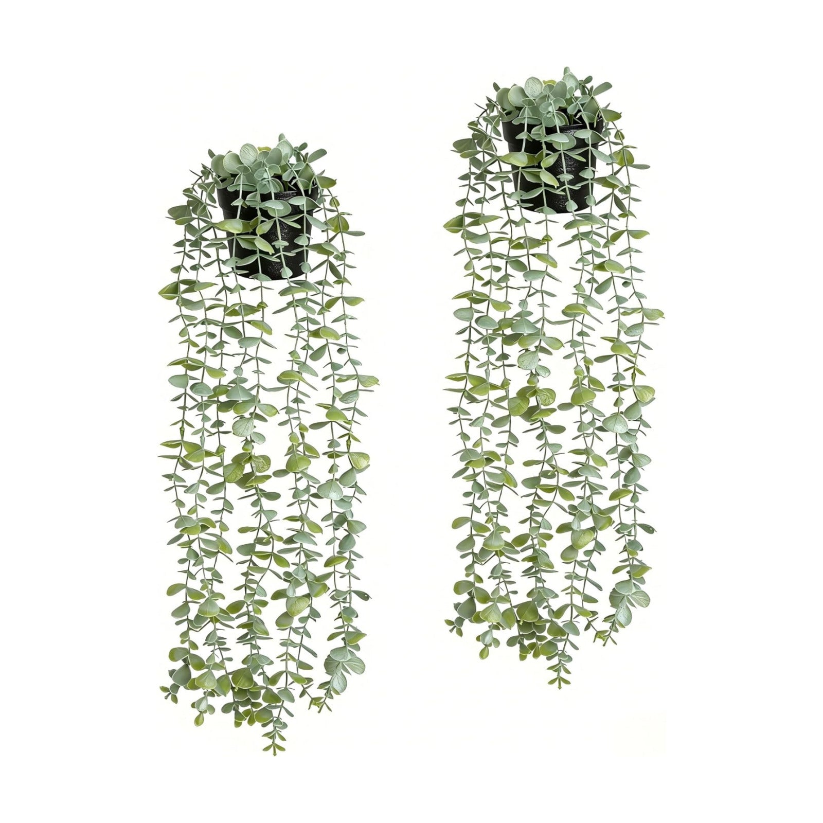 Artificial Potted Plants Eucalyptus / Set of 2
