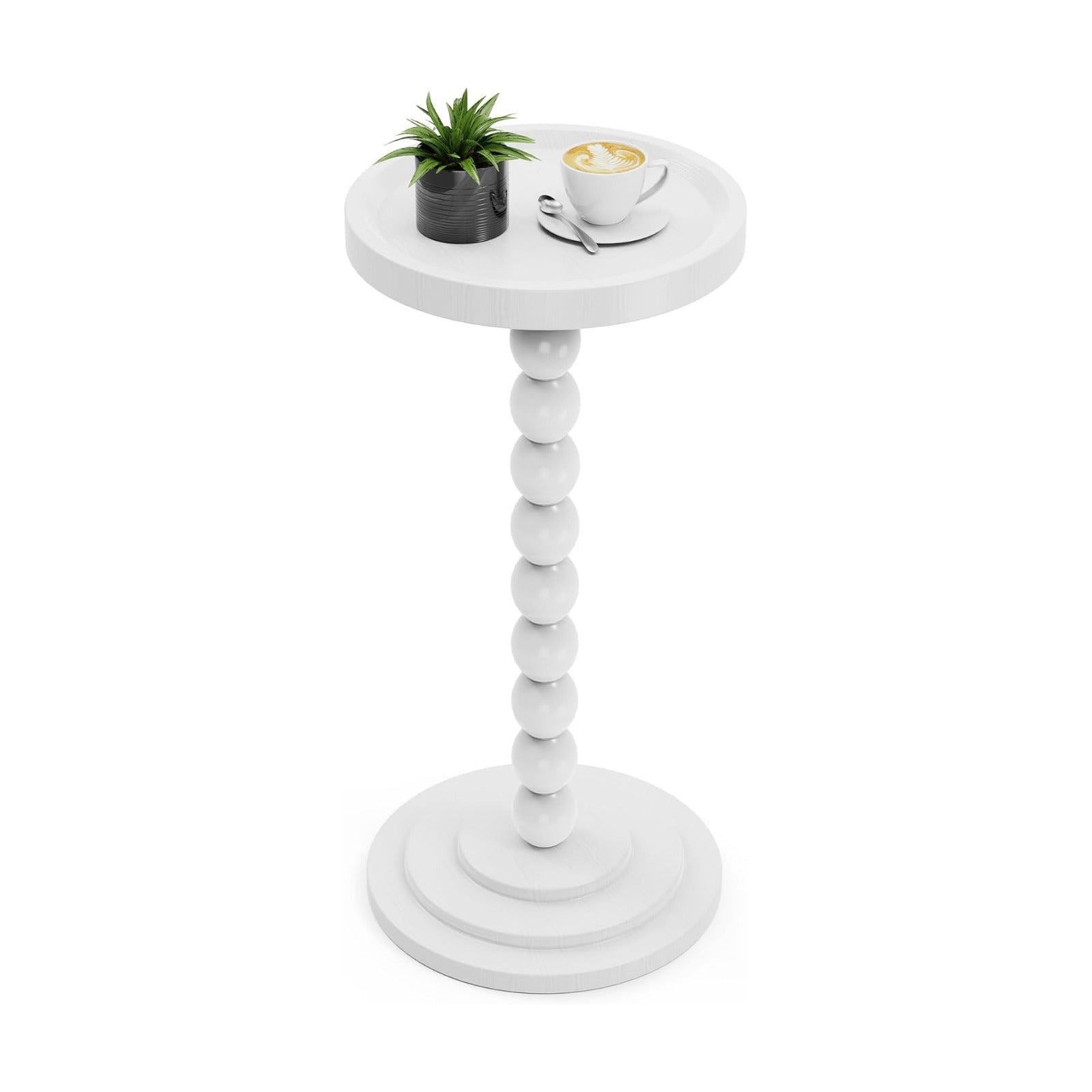 Solid Wood Base for Living / White