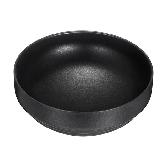 Vintage Decorative Accent Bowl 7.5" Industrial Stainless Steel Bowls / 7.5 x 7.5 x 2.6 / Black