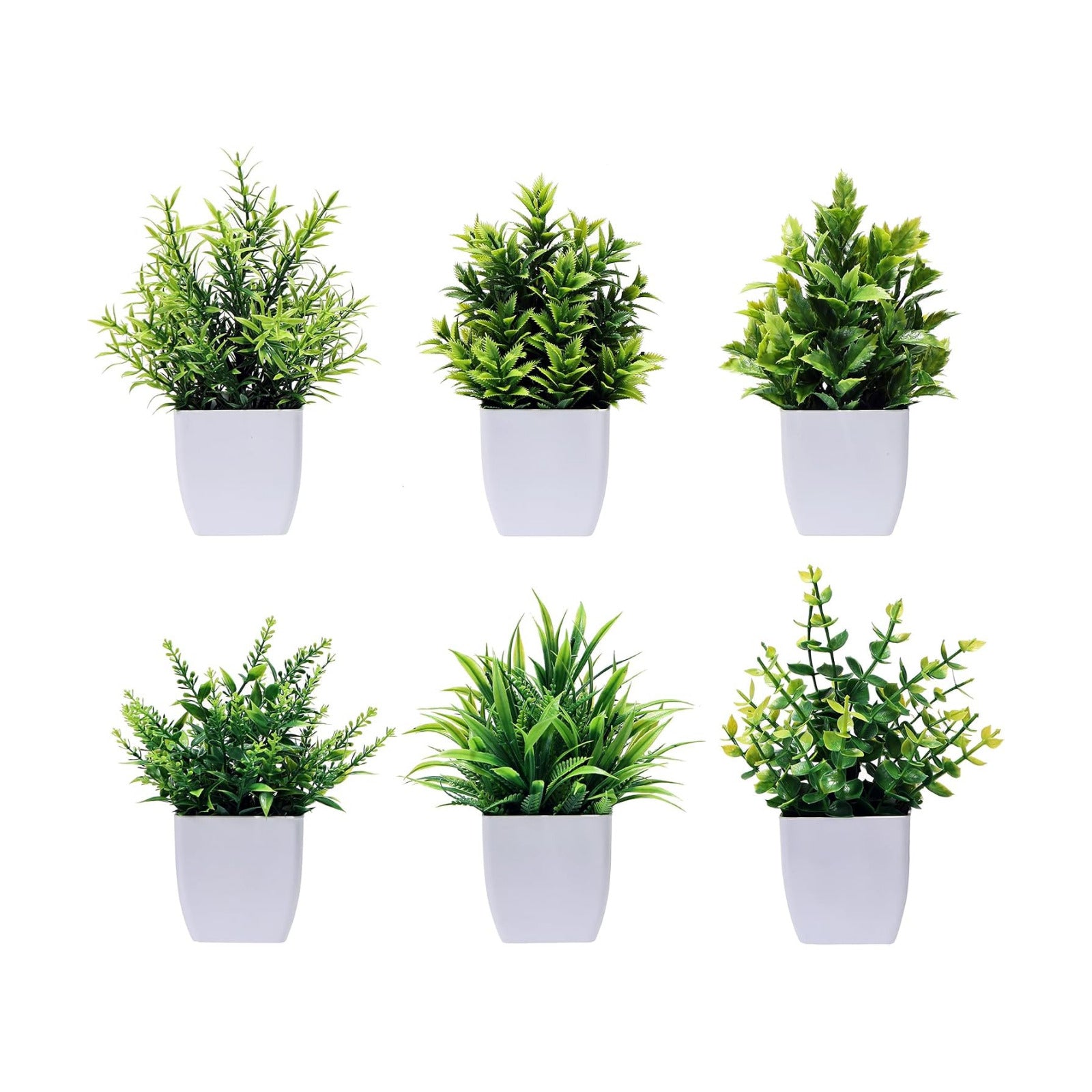 Mini Artificial Plants / Set of 6
