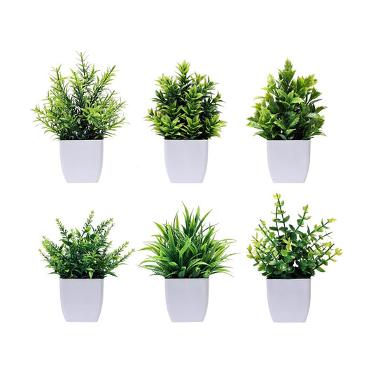 Mini Artificial Plants / Set of 6