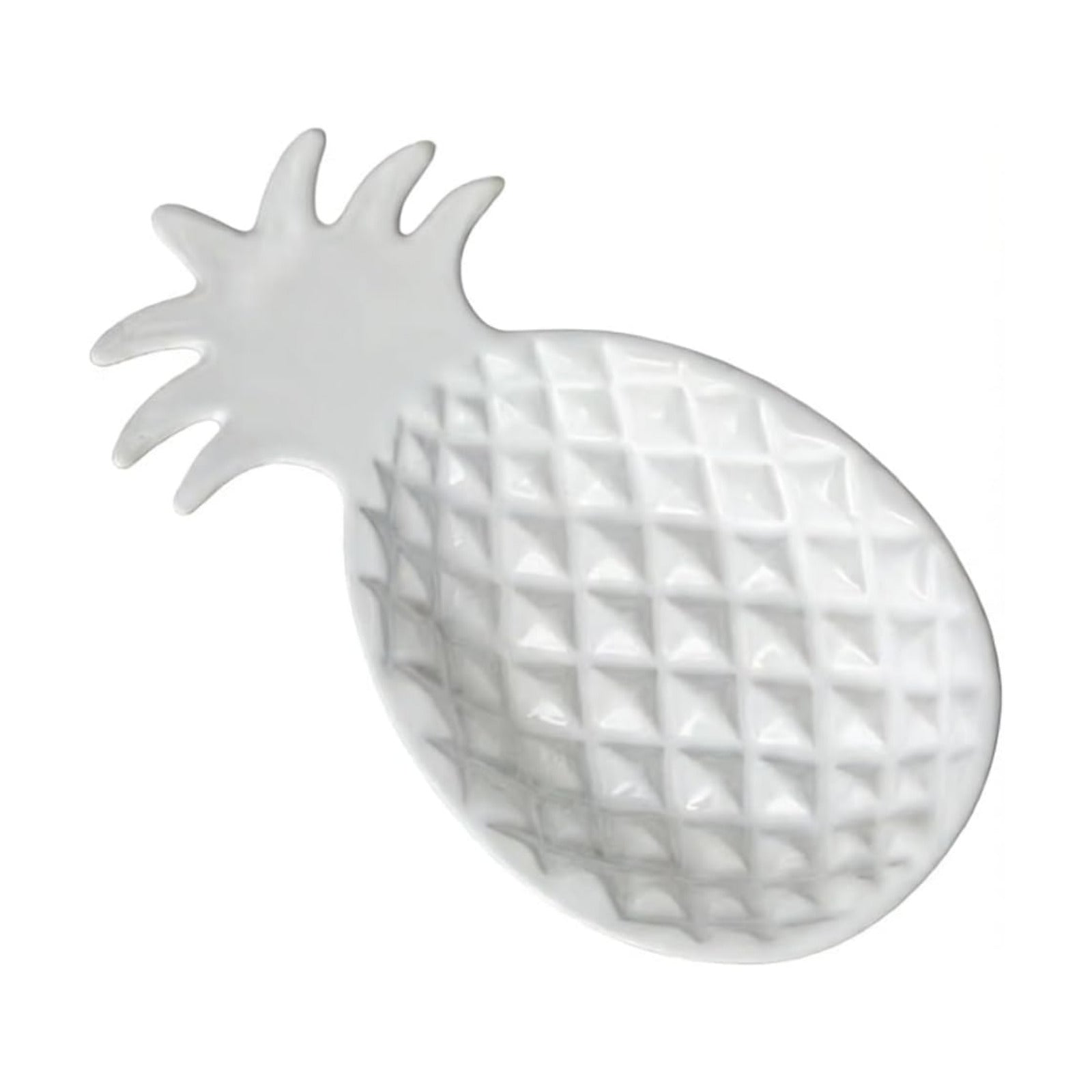 Decorative Ceramic Tray / White