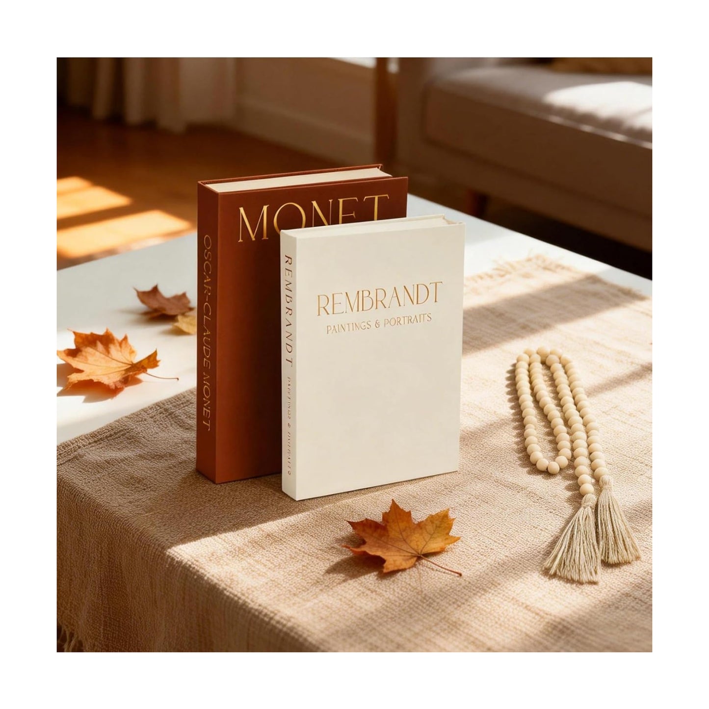 Decorative Books / Fake Books Storage Boxes / Set of 2