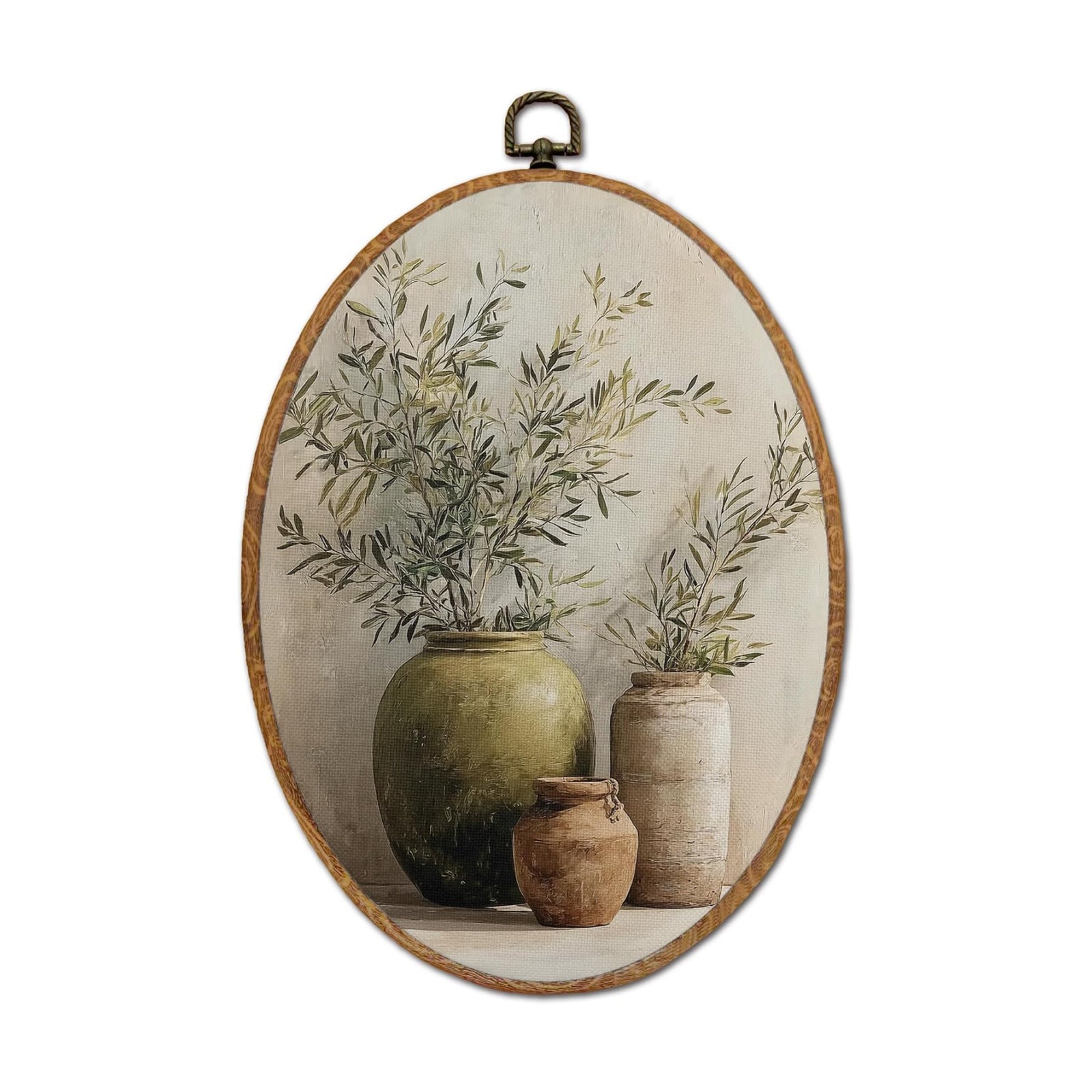 Neutral Modern Organic Framed Wall Art / 35child