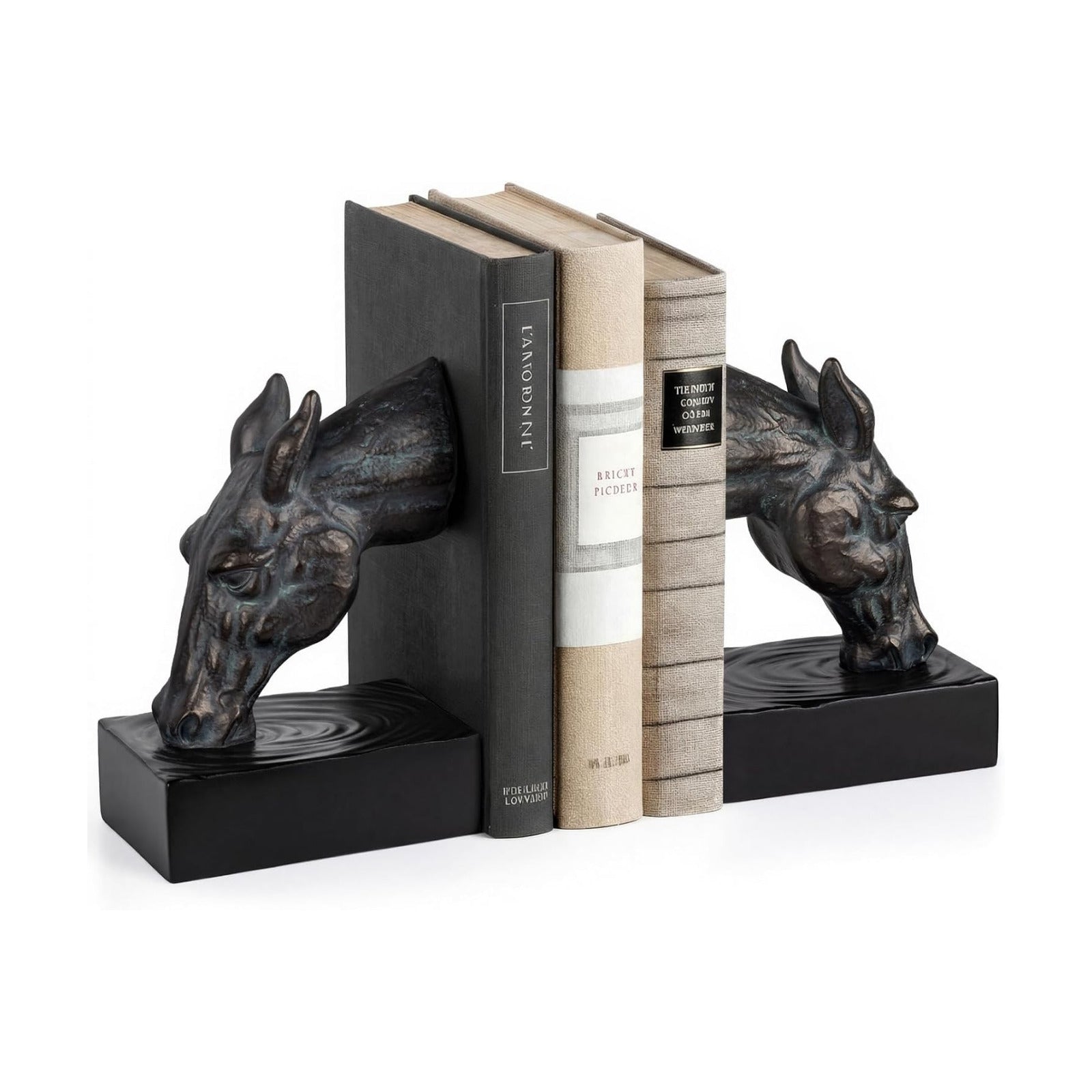 Book Ends / Heavy Duty Book Ends / Bronze