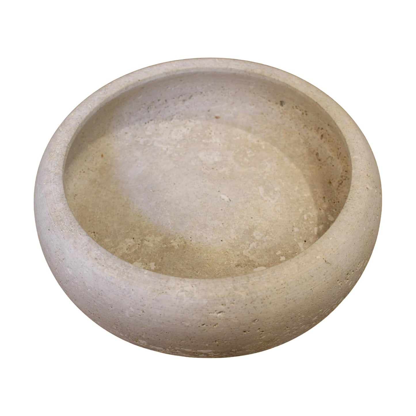 Candle / 7.5" Stone Candy Bowl / Natural