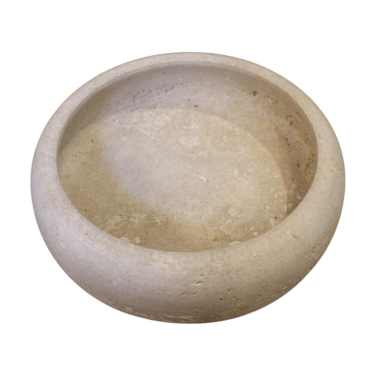 Candle / 7.5" Stone Candy Bowl / Natural