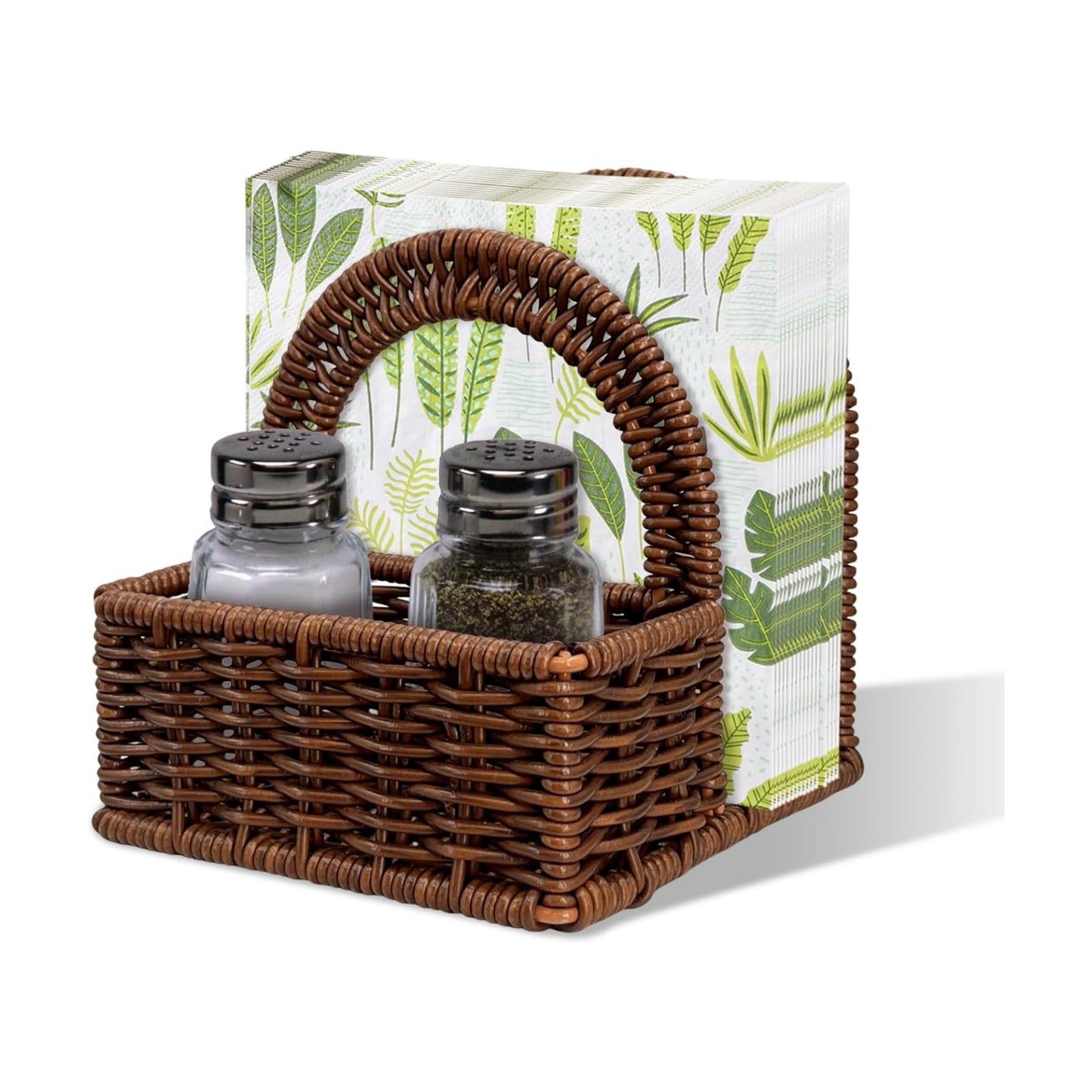 Plastic Rattan Napkin Holder
