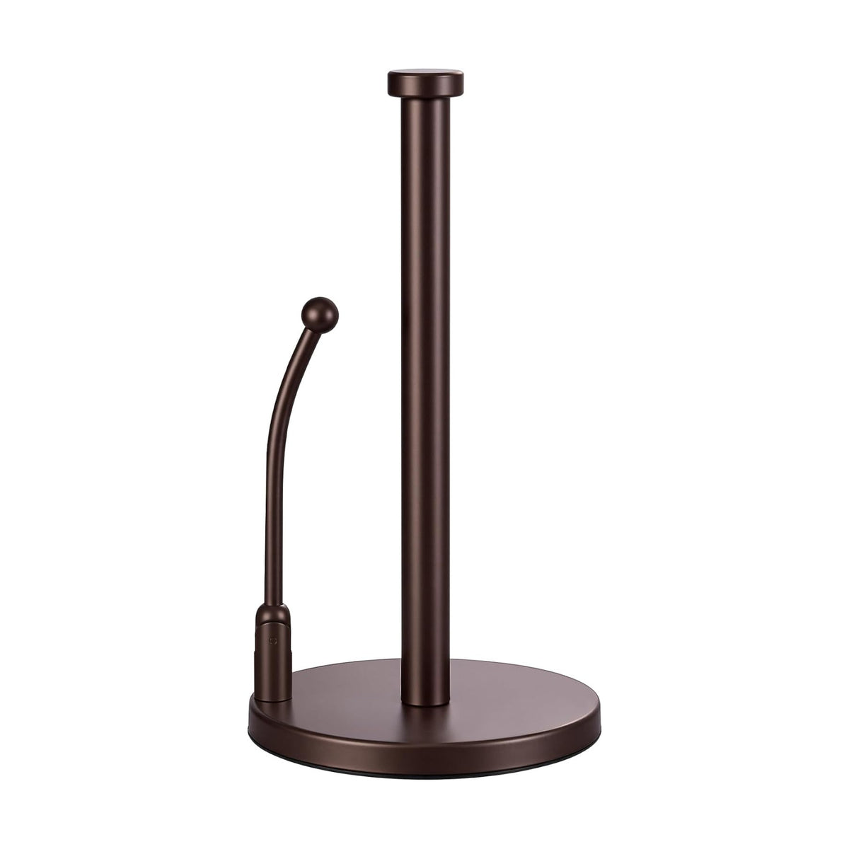 SMARTAKE Paper Towel Holder Countertop, Non-Slip Weighted Base, Bronze | Freestanding Kitchen Roll Dispenser, Rustproof