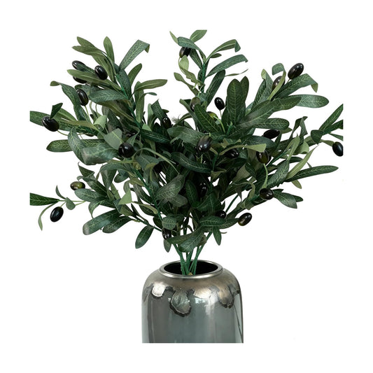 Faux Plant Stems / Green / 28.34 Inch / Set of 8