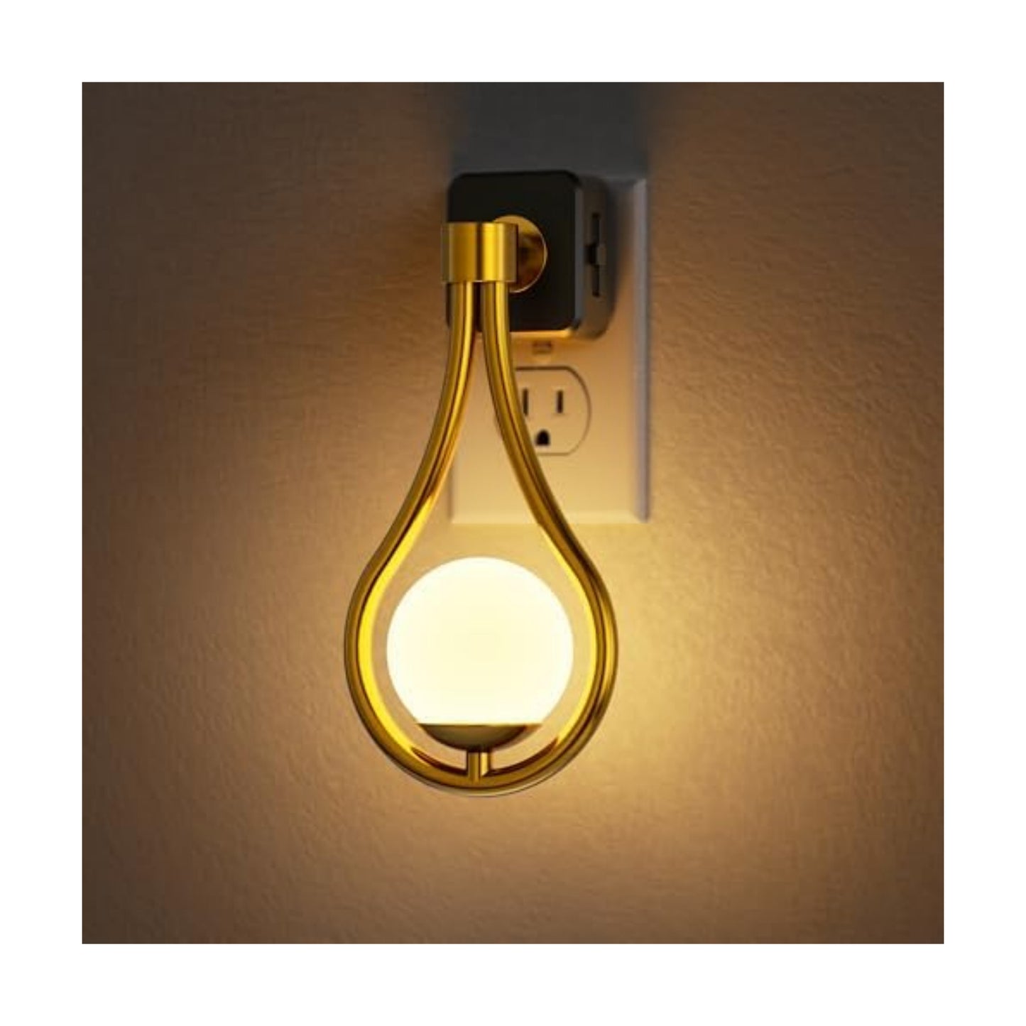 Briignite LED Night Light, Night Lights Plug into Wall, 0-100LM Dimmable