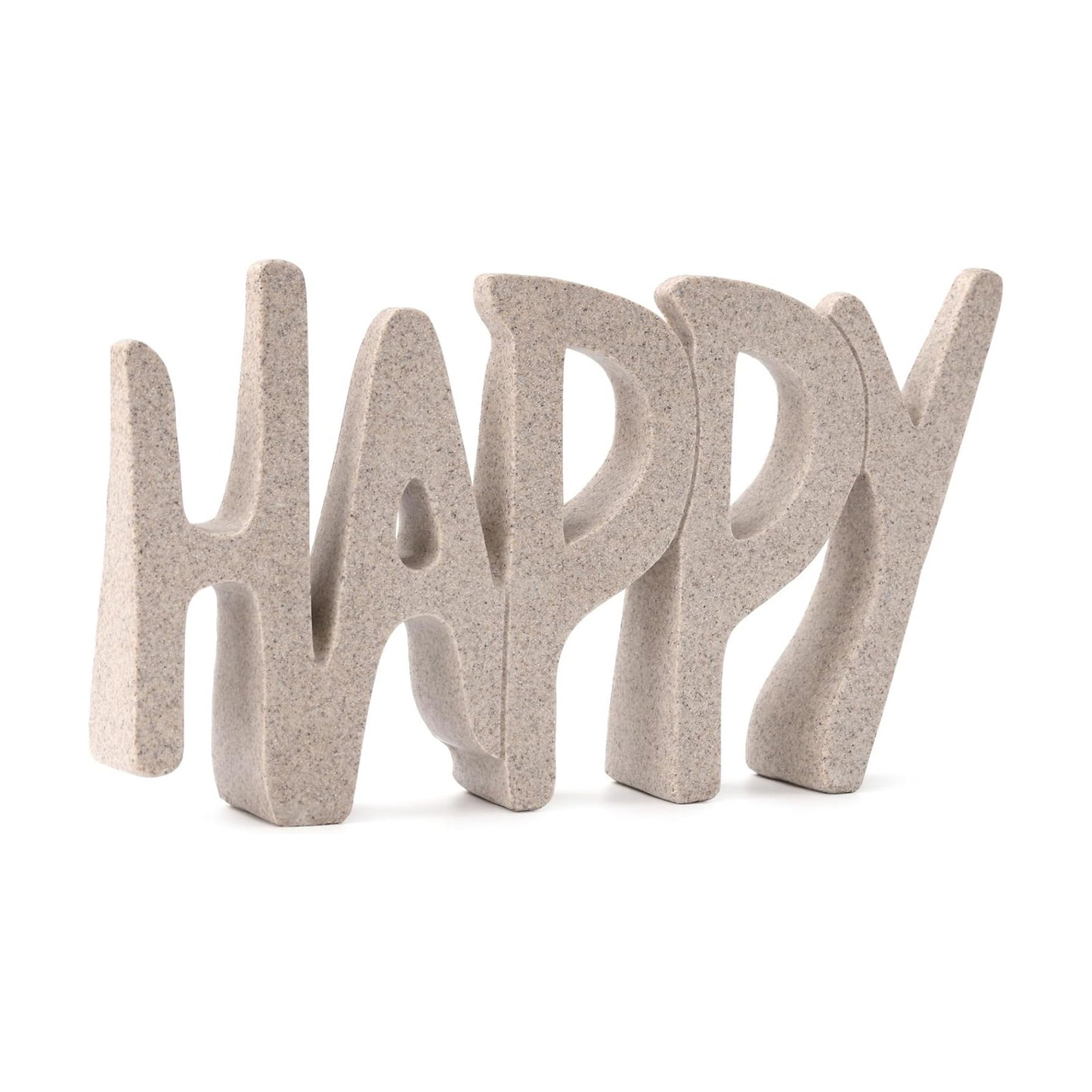 Happy Sign Decor Statue / Modern