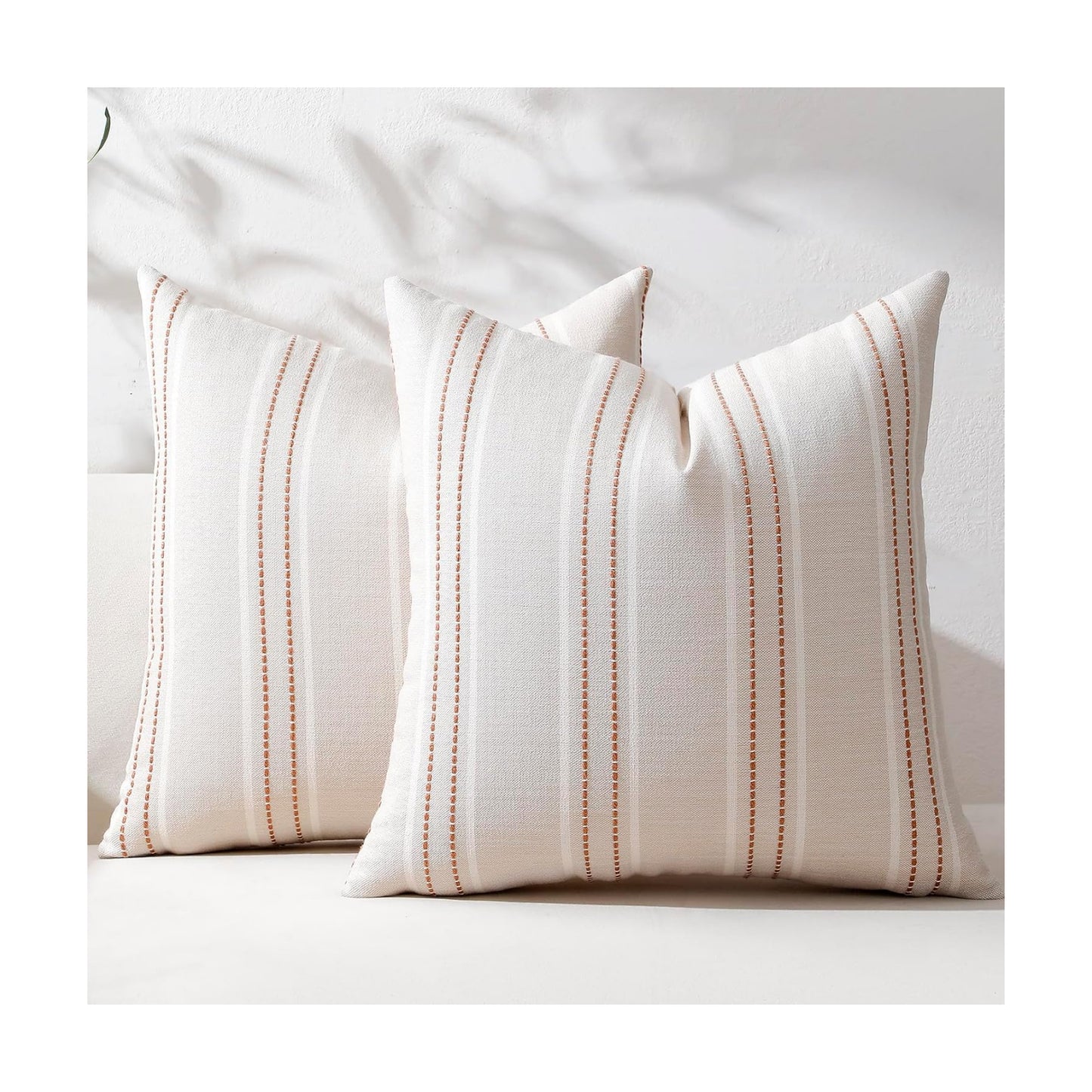 Throw Pillow Covers Pillow Covers Farmhouse Decorative Pillows Textured / Camel / 20 x 20 / Set of 2