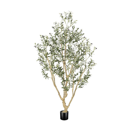 Olive Branches and Lifelike Fruits / 7ft / 7 Inch