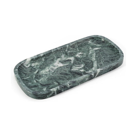 Marble Tray / Marble Vanity Tray / 10 x 4.72 / Verde Alpi