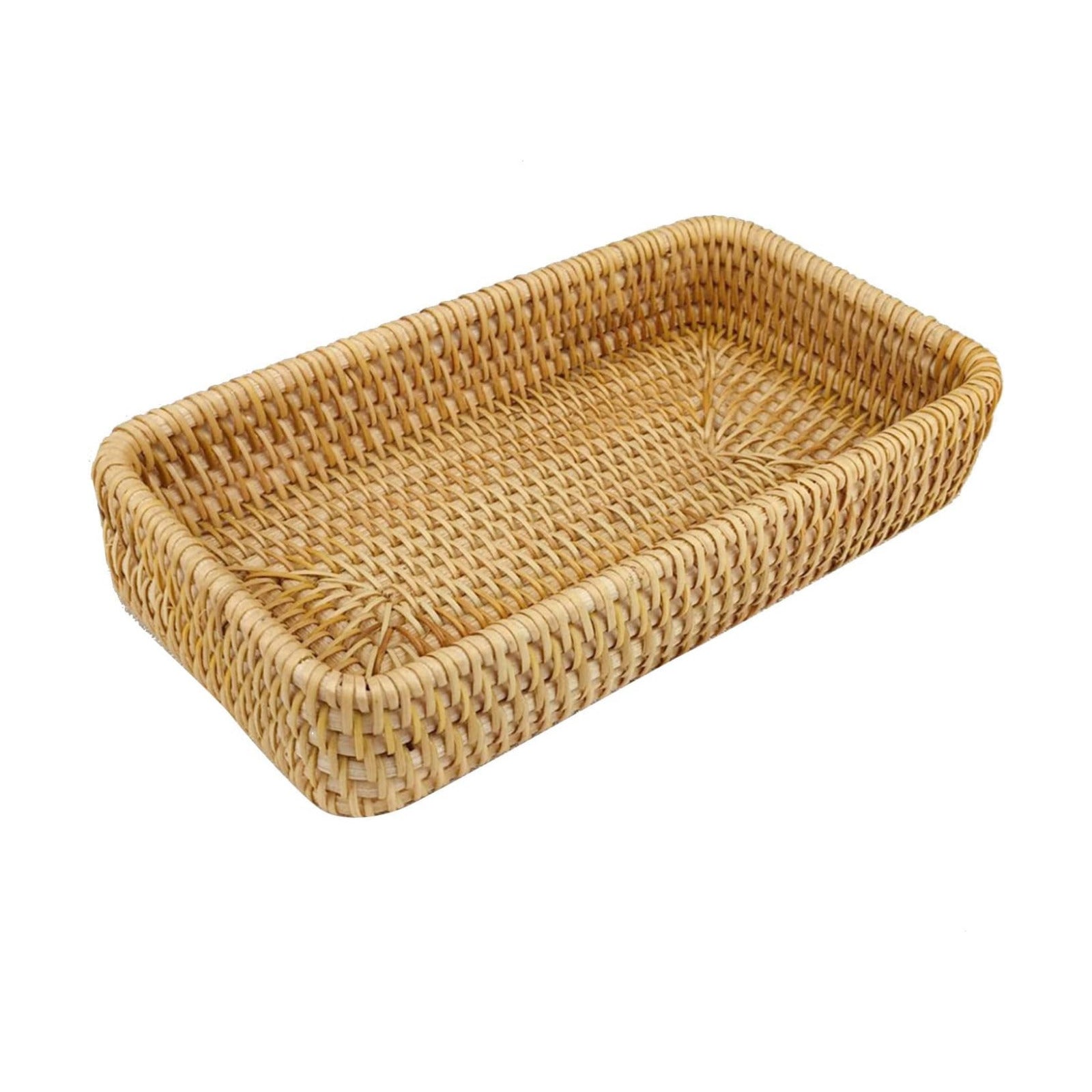 Small Rattan Basket / 8.3 x 4.3 x 1.6