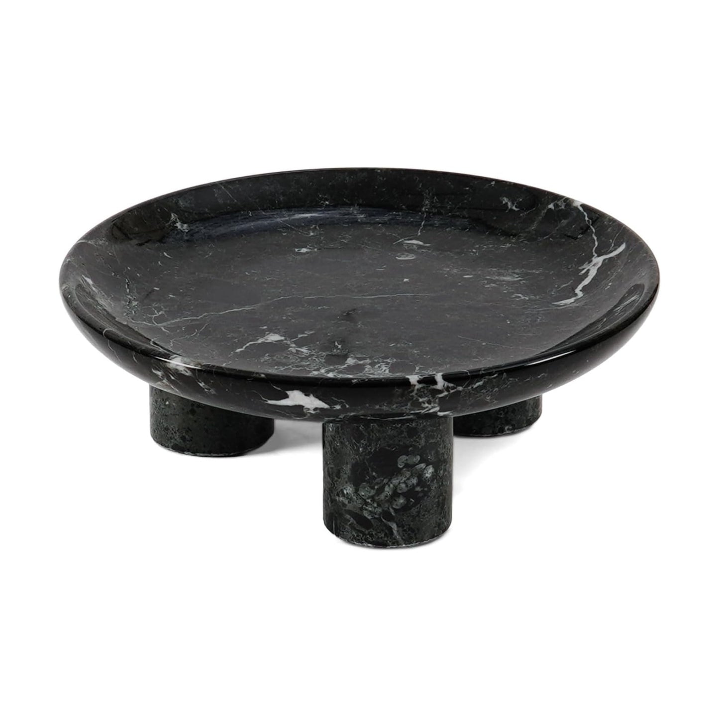Fruit Bowl Tray / Black Zebra / 8 Inch