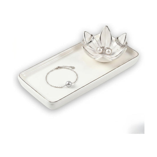Jewelry Organizer for Vanity / Silver