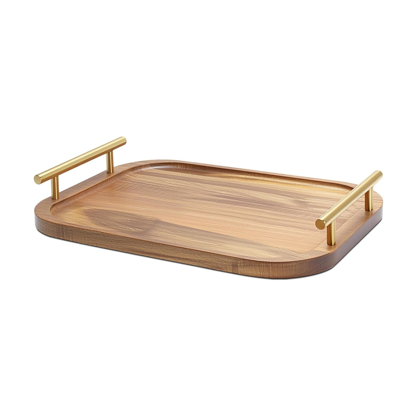 Small Wood Tray / Acacia Wood / 12 x 7.5 x 1.8
