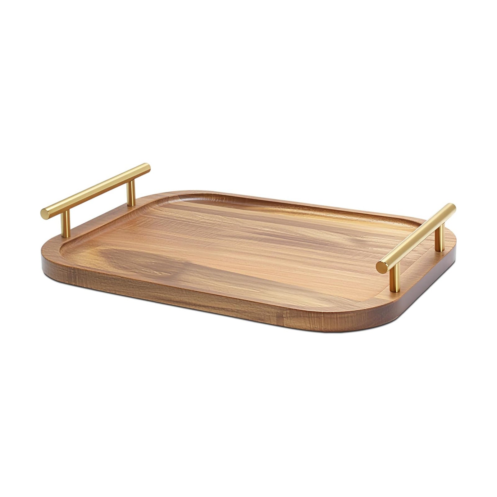 Small Wood Tray / Acacia Wood / 12 x 7.5 x 1.8