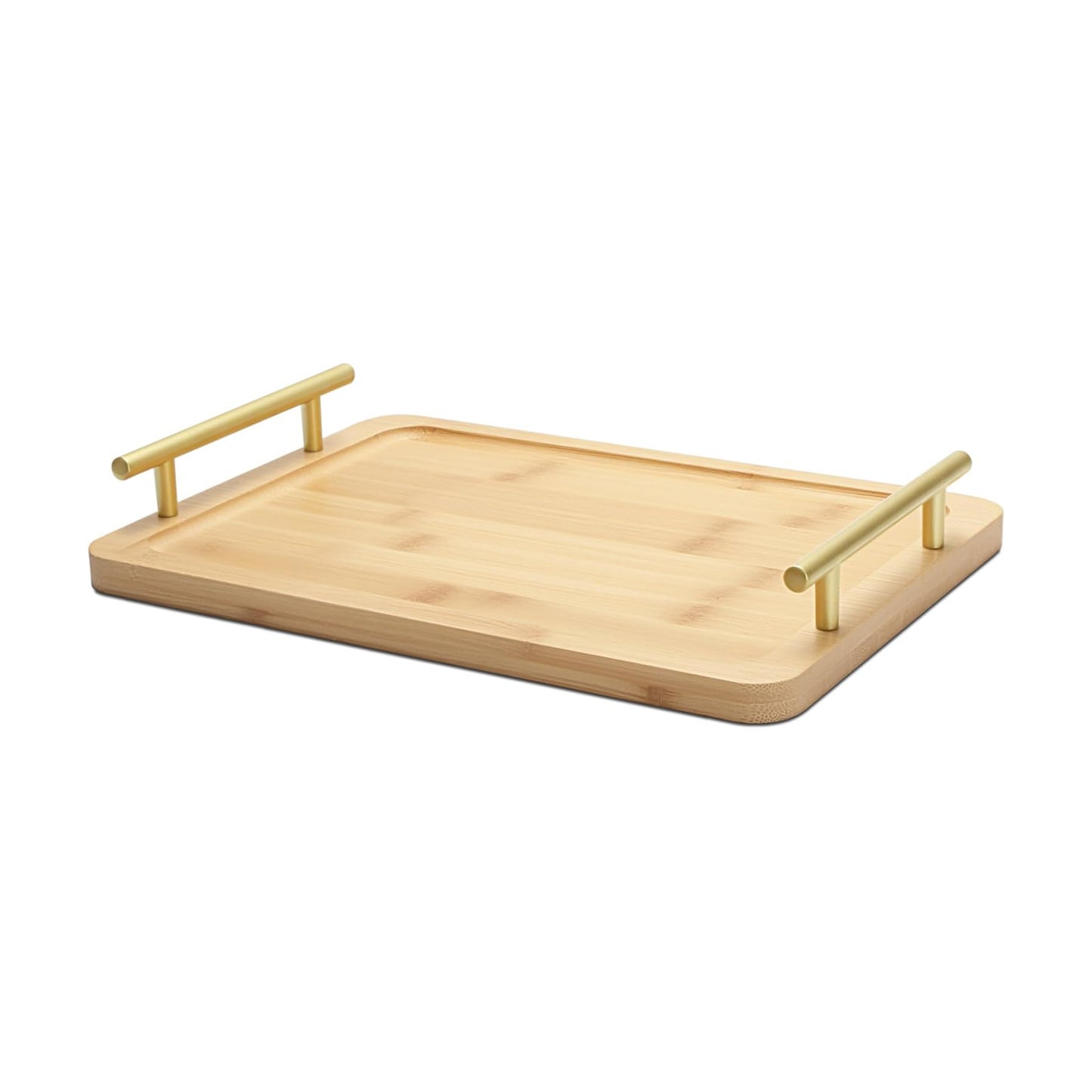 Bamboo Serving Trays / Natural Bamboo / 12 x 7.5 x 1.8