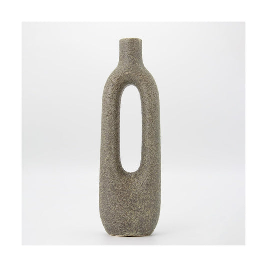 Modern Sculptural Farmhouse Vase / Green A / 12 Inch