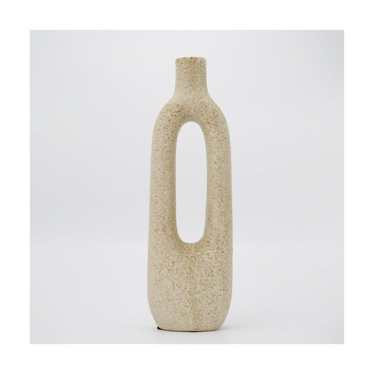 Modern Sculptural Farmhouse Vase / Beige A / 12 Inch