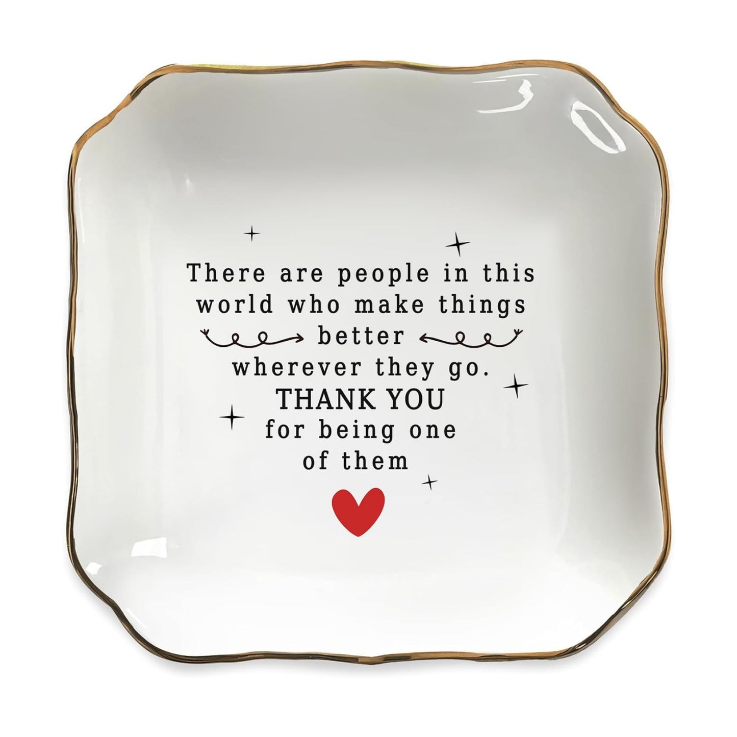 Ceramic Ring Holder / There Are People In This World