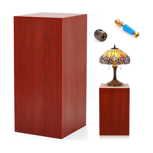 Wooden Cube Display Pedestal Stand / 15 x 15 x 24