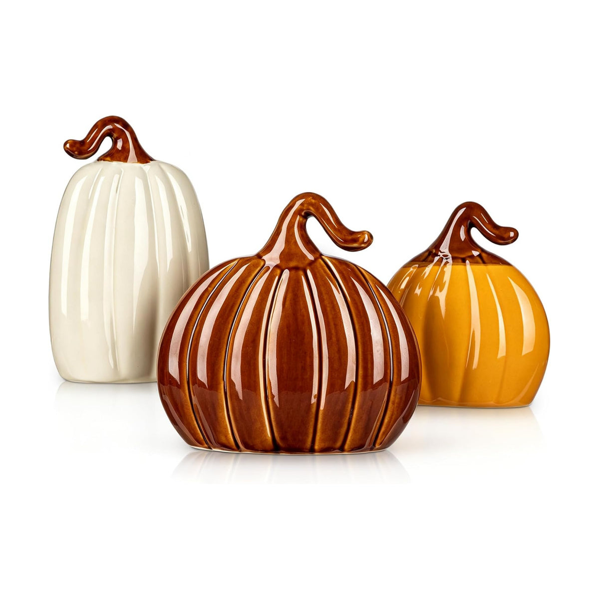 Ceramic Pumpkin Decor Fall Thanksgiving Farmhouse Pumpkin Table Centerpiece